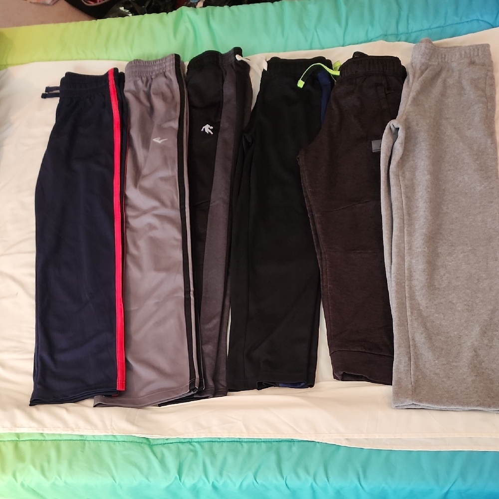 Kids Athletic Pants - Gray, Black, Navy - Mixed Brands